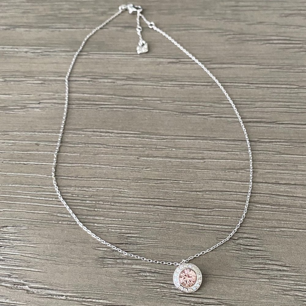Swarovski Pink Crystal Necklace - LIKE NEW